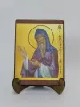 Освященная икона на дереве ручной работы - Святой Преподобный Амвросий Оптинский, арт И133, 15х20х3,0 см