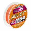 Шнур Minoga RELICT ORANGE Х8, 120 m, d 0,14 mm, test 5,48 kg.