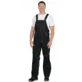 Полукомбинезон престиж черный, ткань Rodos (245 гр/кв. м) р. 60-62/182-188 /Полукомбинезон рабочий мужской / Полукомбинезон рабочий