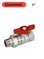 Кран шаровый с америкой 1 GIACOMINI баб. кран шар. с америк.1 GIACOMINI баб.