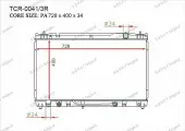 Радиатор охлаждения двигателя Gerat TCR-0041/3R