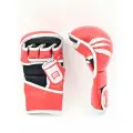 Перчатки для ММА RagE Fight Gear, красные, искусственная кожа, XS