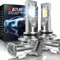 Светодиодные фары KATUR 9006, светодиодные лампы HB4 16000 LM 6000K Белый 500% Яркость Мини - размер,2шт