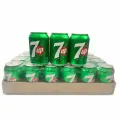 7UP Lemon-Lime, 0.3 л, 24 шт, банка (газированный напиток Севен Ап, Лимон и лайм, жб, 7-UP, 7-АП, 7АП, классический)