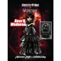 Monster High Монстр Хай Кукла Уэнсдей Аддамс черном готическом платье детская игрушка/Wednesday Rave'n