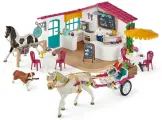 Набор Schleich Horse Club Поездка в карете в кафе Rider, 72158