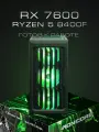 Игровой компьютер (AMD Ryzen 5 8400F, RAM 16 ГБ, SSD 512 ГБ, AMD Radeon RX 7600), черный