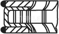 MAHLE 01220N2 Кольца поршневые OPEL: ASTRA G Наклонная задняя часть 2.0 OPC/2.2 16V 98-09