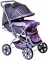 Коляска Stiony С2W-24 NEW прогулочная Purple-Grey