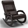 Кресло-качалка Вилла (экокожа\венге)