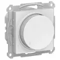 Светорегулятор поворотно-нажимной AtlasDesign 400Вт механизм белый SE ATN000123