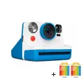 Polaroid Now Generation 2, Фотоаппарат моментальной печати (В комплекте 16 листов фотобумаги)Now 2 Gen 2, Синий/белый