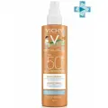 Виши Детский солнцезащитный спрей для лица и тела SPF 50+, 200 мл (Vichy, Capital Ideal Soleil)