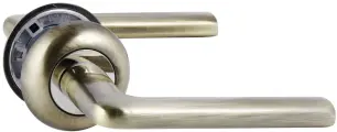 Дверные ручки Edson 21-Z01 без запирания алюминий никелированное покрытие цвет бронза