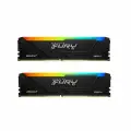 Оперативная память Kingston DDR4 64GB (2x32GB) 3200Mhz FURY Beast Black RGB (KF432C16BB2AK2/64)