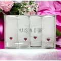 Набор полотенец Maison Dor Soft hearts красный 4 шт. 30*50