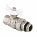 Valtec Кран шаровый Valtec Base В-Н 3/4 бабочка с американкой и дополнительным уплотнением VT.227. NRW.05
