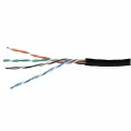 Кабель витая пара Bion BCL-U5510-381 U/UTP, кат.5e, 4x2x0,51 мм AWG 24, медь, одножильный, PE, для внешней прокладки, 305м, черный