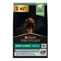 Сухой корм PRO PLAN® SENSITIVE DIGESTION для взрослых собак мелких и карликовых пород с чувствительным пищеварением с ягненком, 3 кг