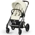 Коляска прогулочная Cybex Balios S Lux TPE Seashell Beige с дождевиком