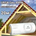 Утеплитель в рулоне 20м2 минеральная вата 50мм URSA Geo 44RN для стен, кровли, перекрытий