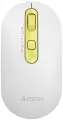 Мышь A4TECH Fstyler FG20 Daisy, оптическая, беспроводная, USB, белый и желтый [fg20 (daisy)]