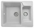 Мойка GRANICOM G-011 (605*505мм), 2 чаши (серебристый)