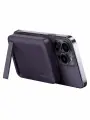 Внешний аккумулятор EnergEA MagPac MINI 10.000mAh Magnetic wireless 15W USB-C 20W ultra-slim with stand Purple