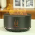 Увлажнитель воздуха для дома, ультразвуковой, портативный ночник, аромадиффузор с эффектом пламени