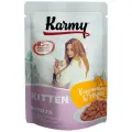 Корм Karmy Kitten (в соусе) для котят, с курицей, 80 г x 24 шт