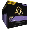 Кофе в капсулах L'OR Espresso Lungo Profondo, кофе, натуральный, интенсивность 8, 200 порций, 20 кап. в уп., 10 уп.