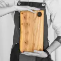 Разделочная доска из дерева Choodwood, 35x20см, цельный массив, карагач, для сыра и овощей