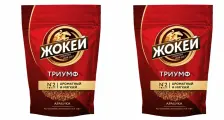 Кофе растворимый Жокей Триумф 450 грамм, 2 упаковки