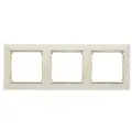 Рамка 3- постовая Legrand Valena слоновая кость/золотой штрих 774153