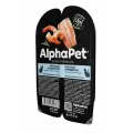 Влажный корм AlphaPet Superpremium пауч для взрослых стерилизованных кошек (в соусе) Анчоусы и креветки, 80 г х 30 шт