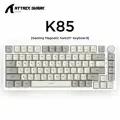 Механическая клавиатура Attack Shark K85 Business Grey игровая, с RGB-подсветкой, проводная, русская раскладка