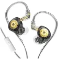 Динамические наушники Knowledge Zenith (KZ) EDX Pro с микрофоном, черные