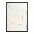 Панно декоративное с эффектом 3D Minimalism, с черной рамой, 50х70 см