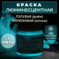 Краска люминесцентная VESTA PROFESSIONAL голубая / бирюзовая (день / ночь) - 1000 мл