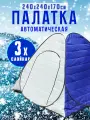 Палатка зимняя для рыбалки 2.0м*2.0м*1.7м (3 слойная, термостежка)