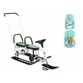 Снегокат детский 507 TWINS BABY Wheel для двоих, Лисенок Flash