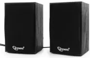 Gembird SPK-201 (2х2,5 Вт, МДФ, черный , регулятор громкости, USB)
