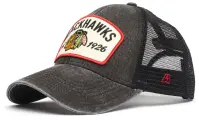Бейсболка Atributika & Club Chicago Blackhawks для мужчин и женщин, размер 55-58, черный