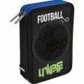 Пенал 2секц. д/мал. 210*140 deVENTE. Football Universe для 44 предметов