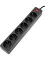 Сетевой фильтр SP6B-530 GARDA GARDA 6 гнезд 3м Черный