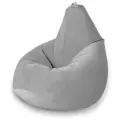 Кресло мешок MyPuff, бескаркасное кресло, пуфик мешок, размер XХL, мебельный велюр, сталь