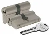 Цилиндровый механизм Kale kilit (Кале килит) 164 SN/80 (35+10+35) mm никель
