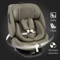 Автокресло детское Reex Happy Baby, поворот на 360, от 0 до 12 лет, 0/1/2/3 (до 36 кг), Isofix, рост 40-150см, оливковое