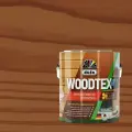 Декоративная пропитка для древесины Dufa Woodtex полуматовая (3л) махагон
