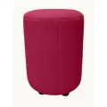Пуф в прихожую спальню круглый велюровый 32*32*45